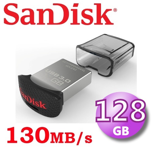 【代理商公司貨】SanDisk 128GB CZ43 Ultra Fit USB 3.0 高速隨身碟