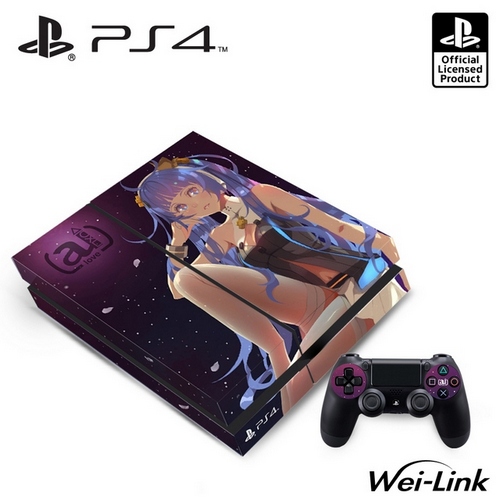 SONY PS4主機專用機身貼 小藍-魅紫(OLP-AI-02)魅紫