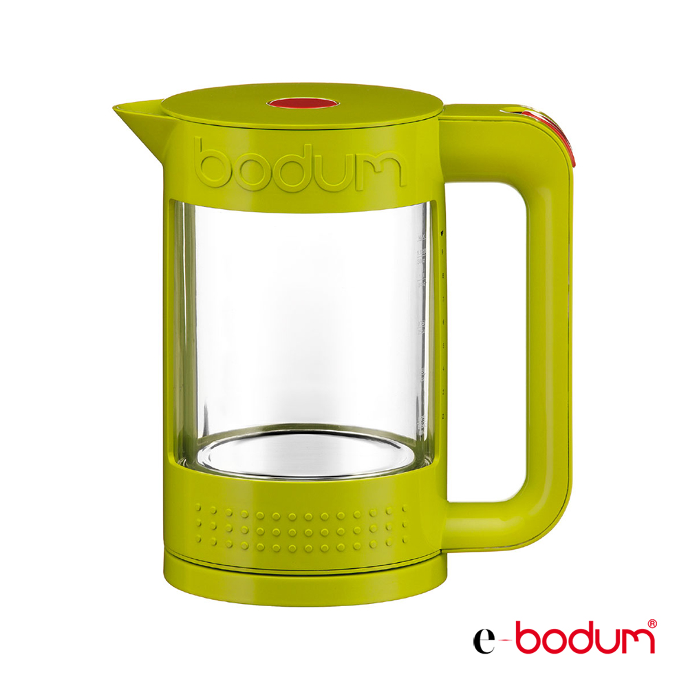 【福利品】丹麥e-bodum 雙層電熱水壺11445(萊姆綠色)