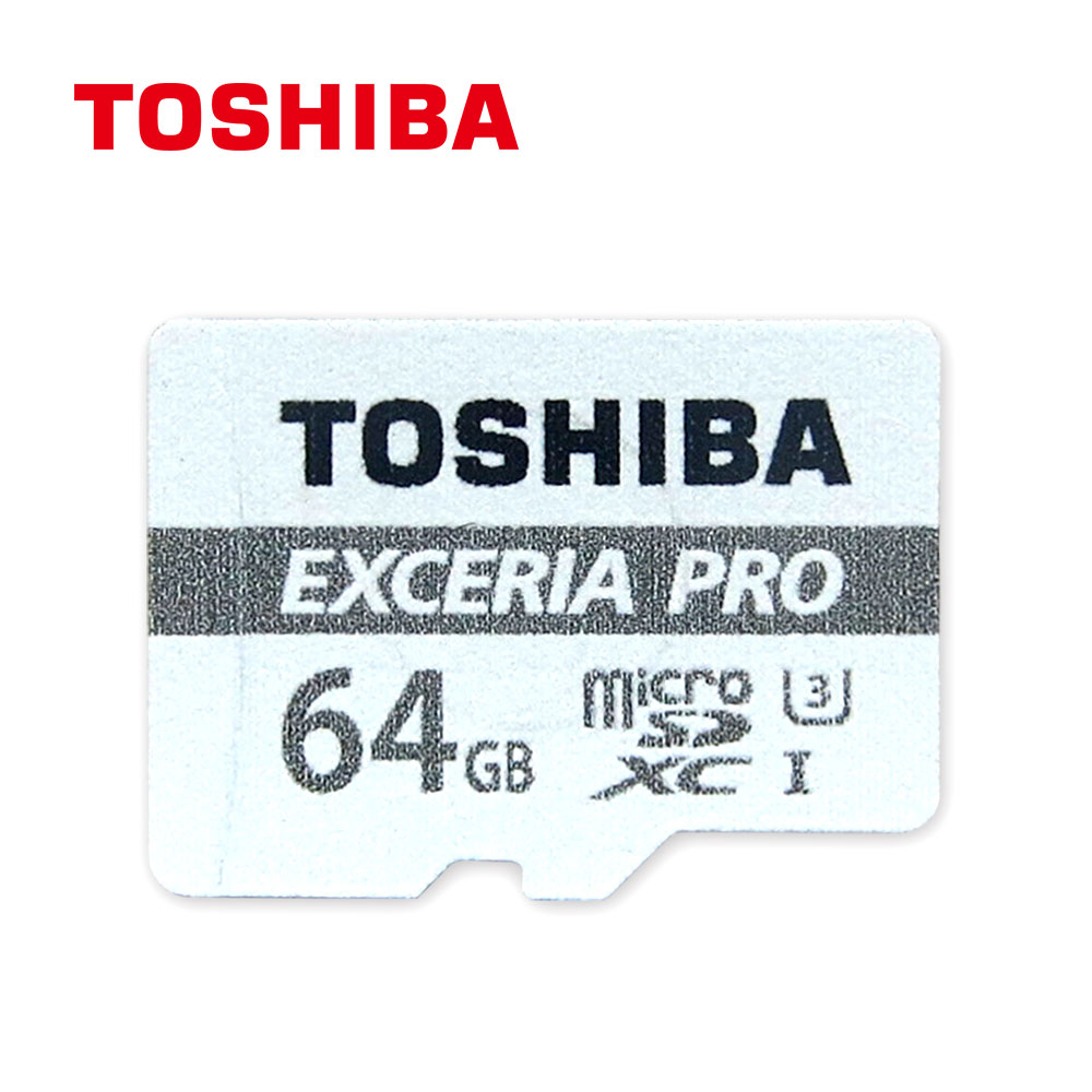 Toshiba EXCERIA PRO U3 64GB Mirco-SDXC UHS-I 附轉卡(THN-M401S0640A2)