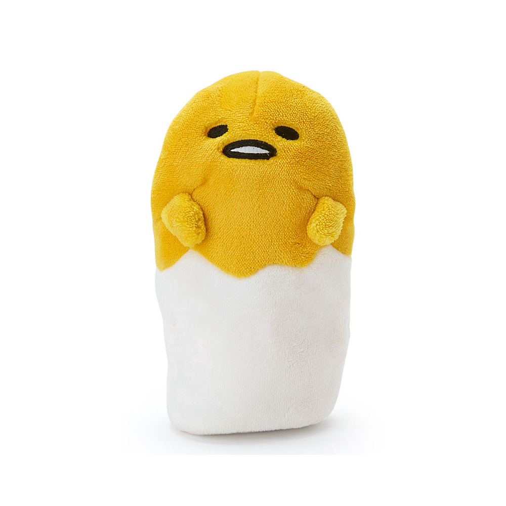 《Sanrio》蛋黃哥絨毛玩偶造型可坐式筆袋