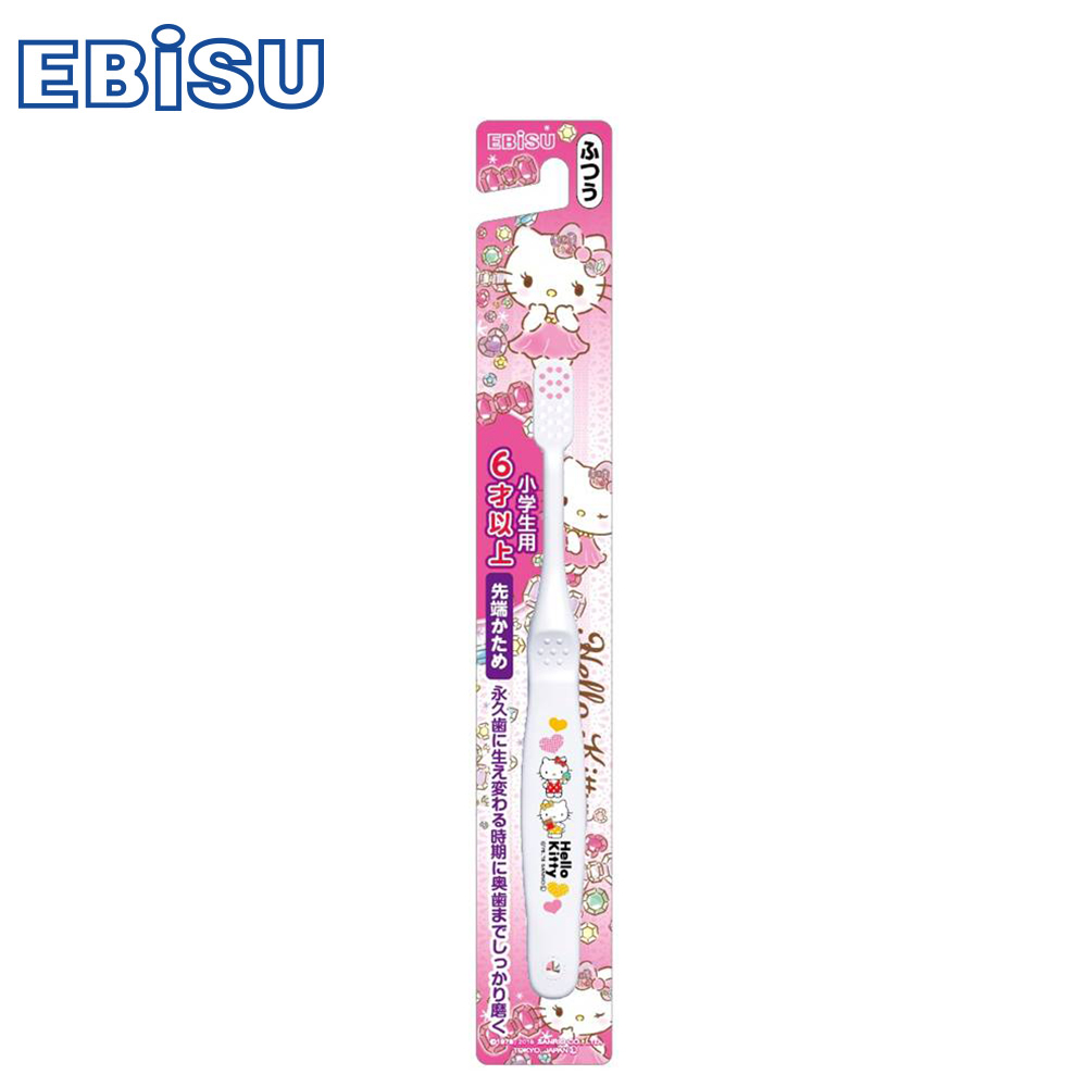 日本EBiSU-Hello Kitty 6歲以上兒童牙刷