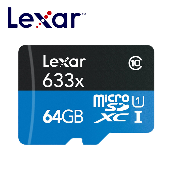 LEXAR microSDXC UHS-I 64GB 633X記憶卡 平行輸入 裸卡小膠盒(工業包)
