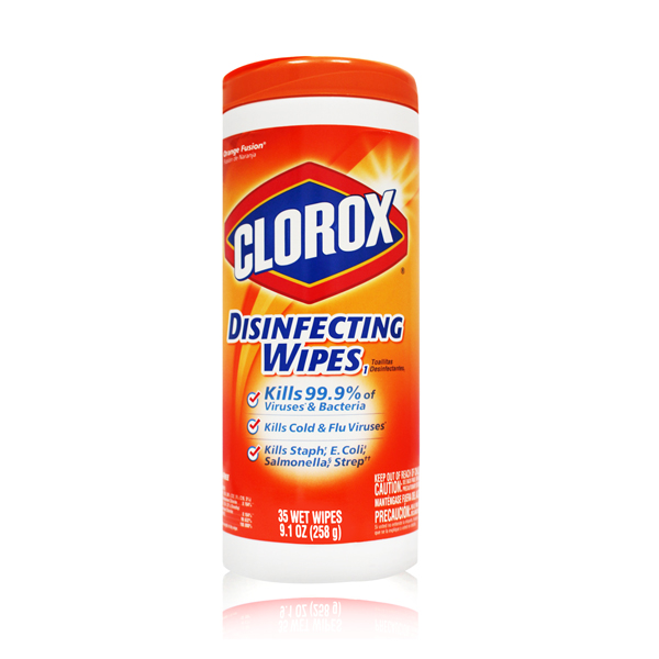 【美國 CLOROX】清潔制菌濕紙巾(柑橘香-35抽)