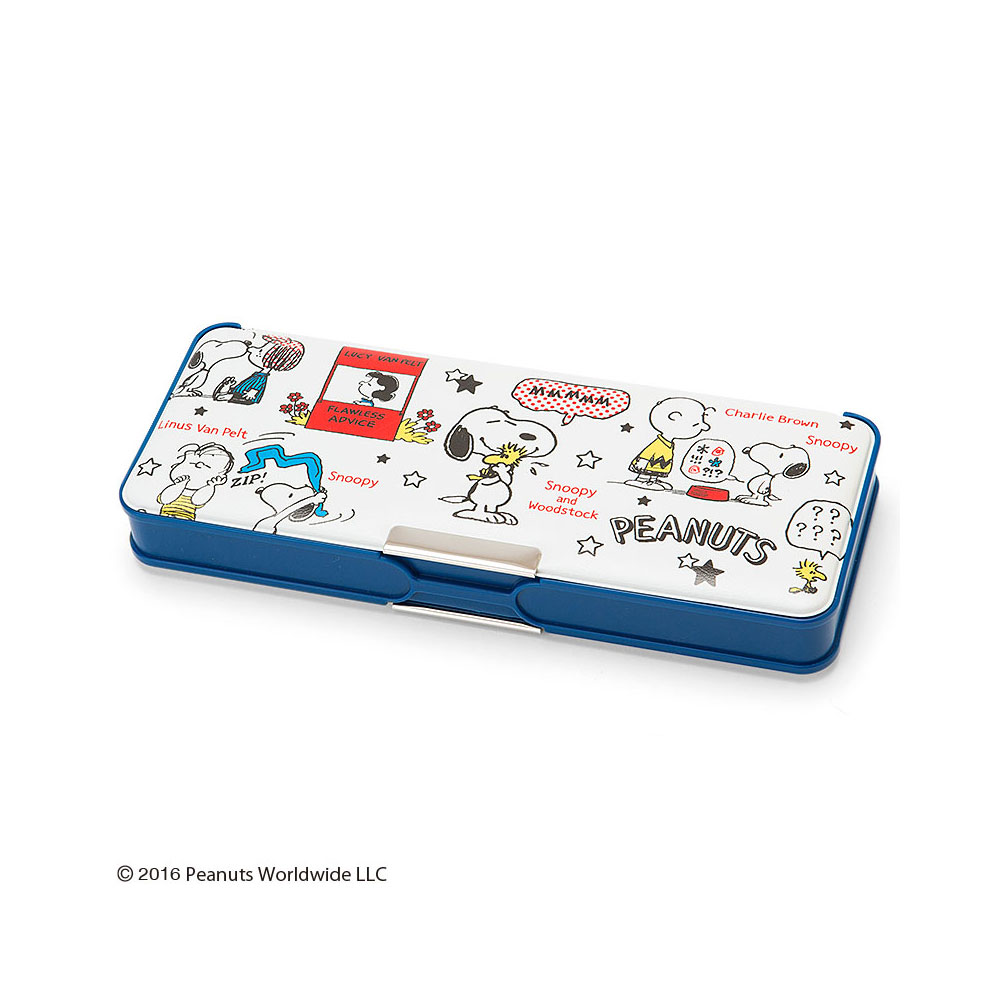 《Sanrio》SNOOPY趣味好朋友系列雙面鉛筆盒