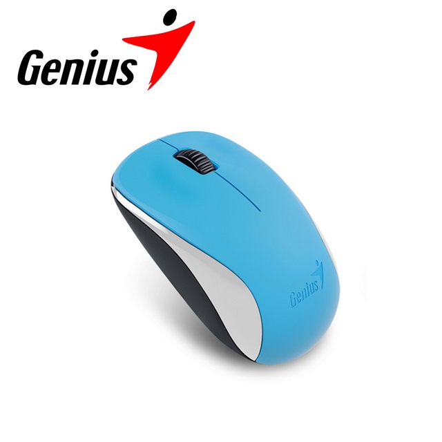 Genius 昆盈 NX-7000 藍光無線滑鼠海洋藍