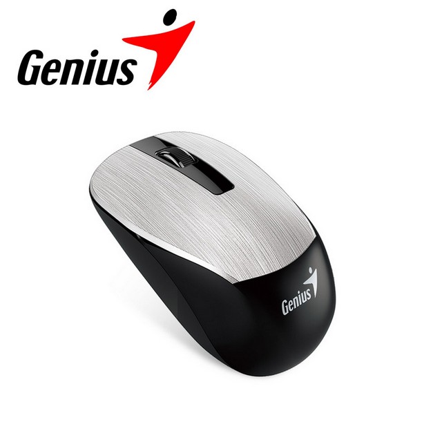 Genius 昆盈 NX-7015 藍光無線滑鼠閃耀銀