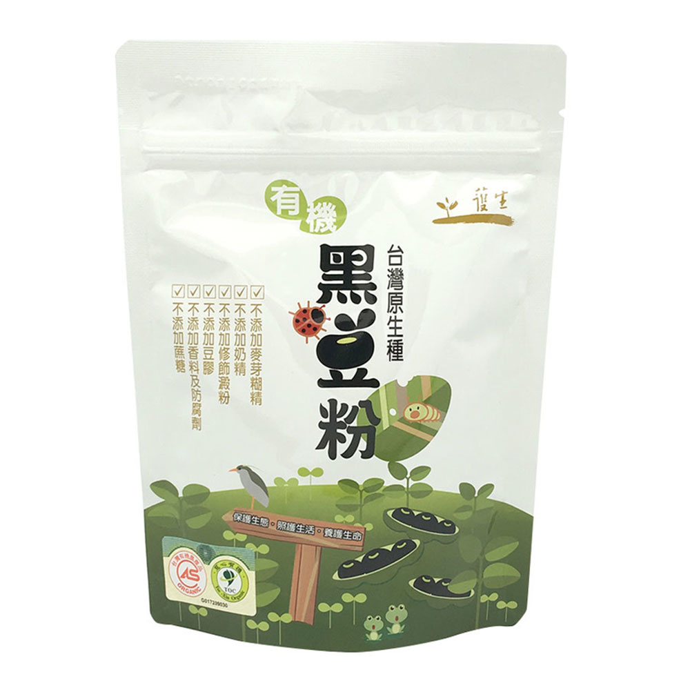 【護生】有機台灣原生種黑豆粉 150g