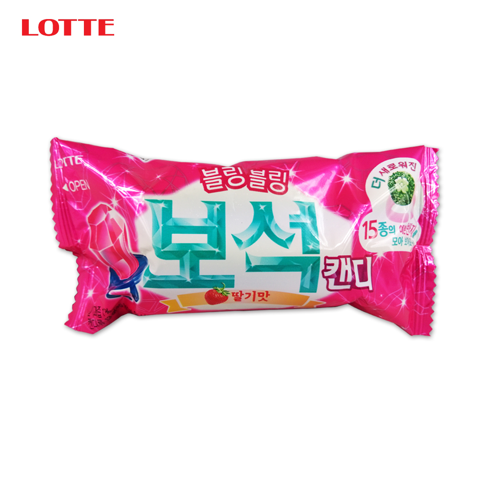 【韓璧食府】LOTTE寶石戒指糖-草莓(13g)
