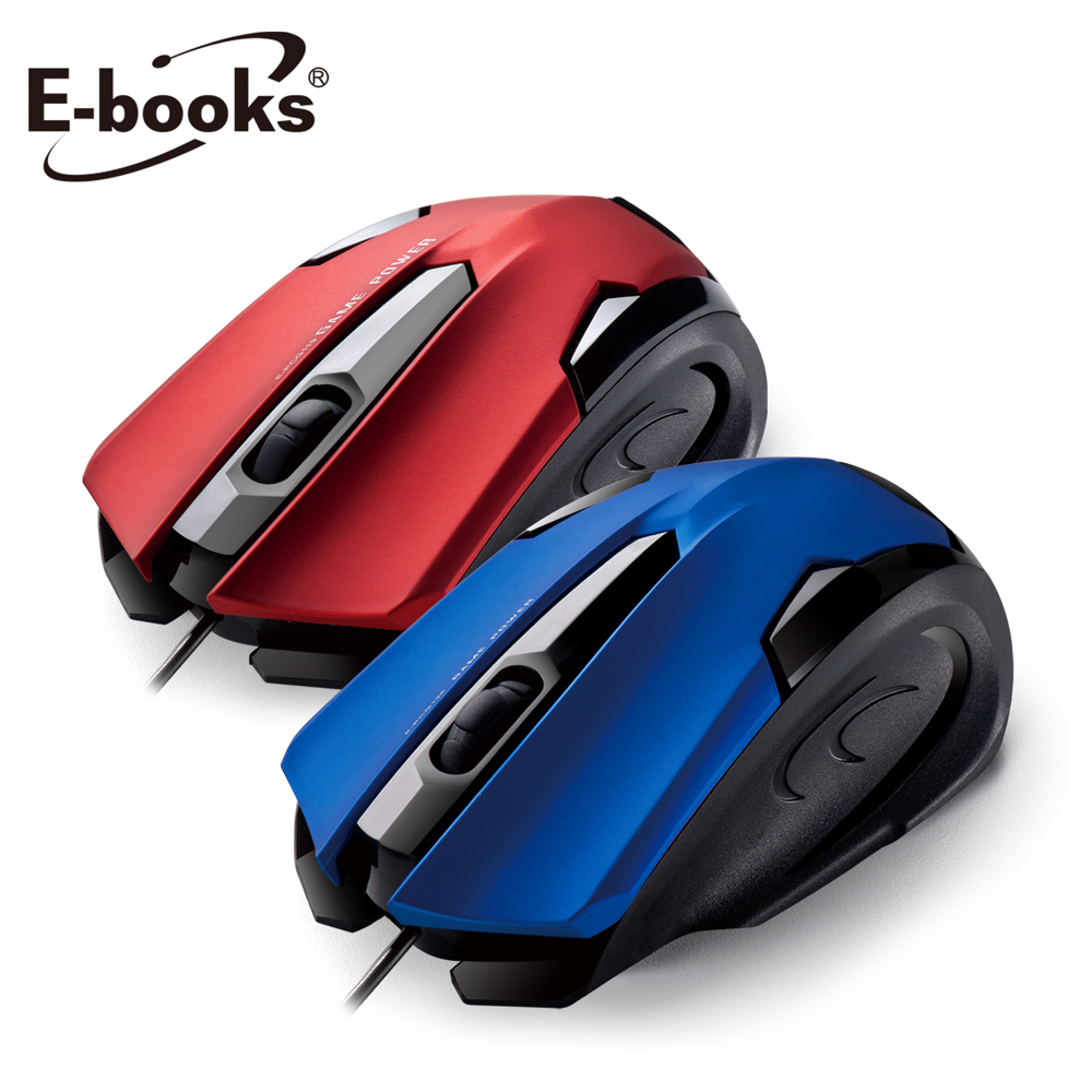 E-books M30電競1600CPI光學滑鼠藍