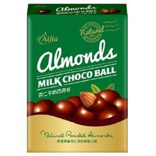 【愛加CHITZ】杏仁牛奶巧克力球(50g/盒)