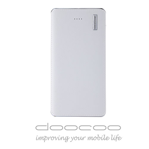 doocoo iPelle 12000+ 2.1A 雙輸出智能行動電源 (支援快速充放電)白色