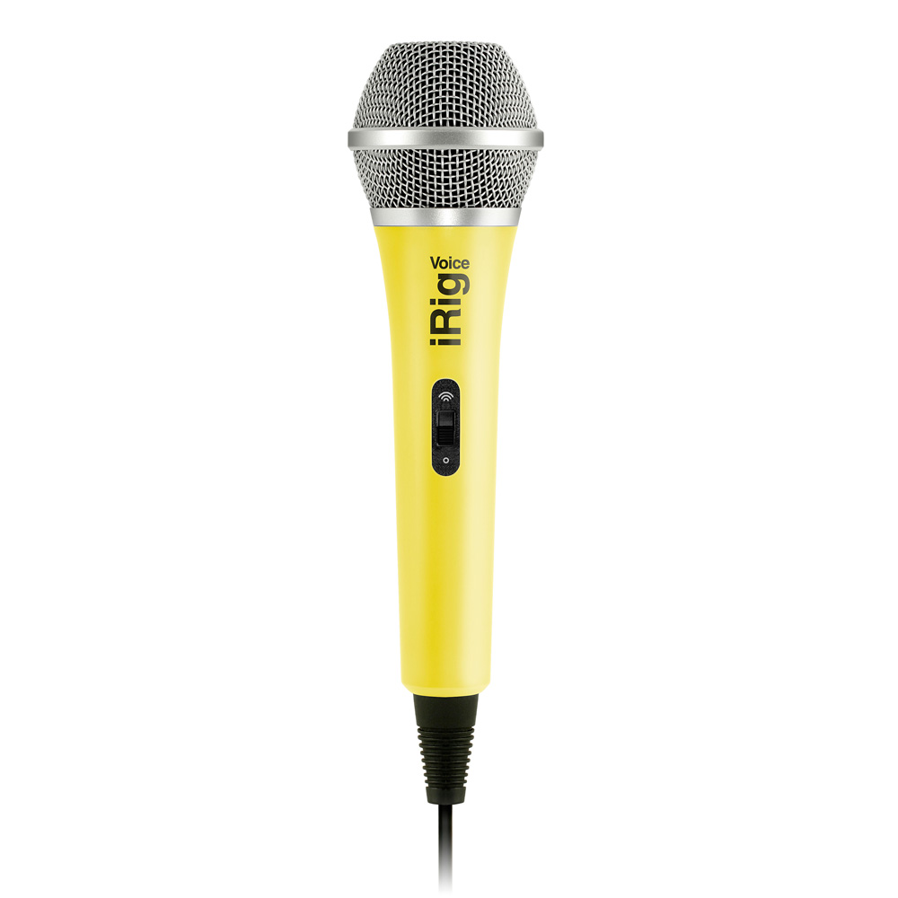 IK Multimedia iRig Voice Yellow 歌唱用手持麥克風(黃色)