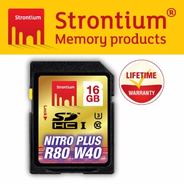 力鍶 Strontium NITRO PLUS UHS-1 U3 SD 16GB 高階SD記憶卡