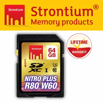 力鍶 Strontium NITRO PLUS UHS-1 U3 SDXC 64GB 高階SD記憶卡
