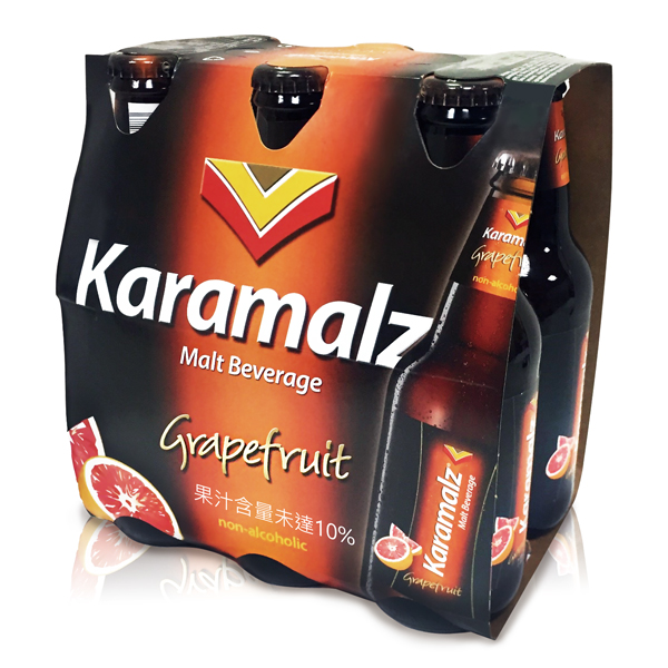 【GoodSome 好東西】德國進口Karamalz卡麥隆醇麥汁_葡萄柚(330ml*6入)