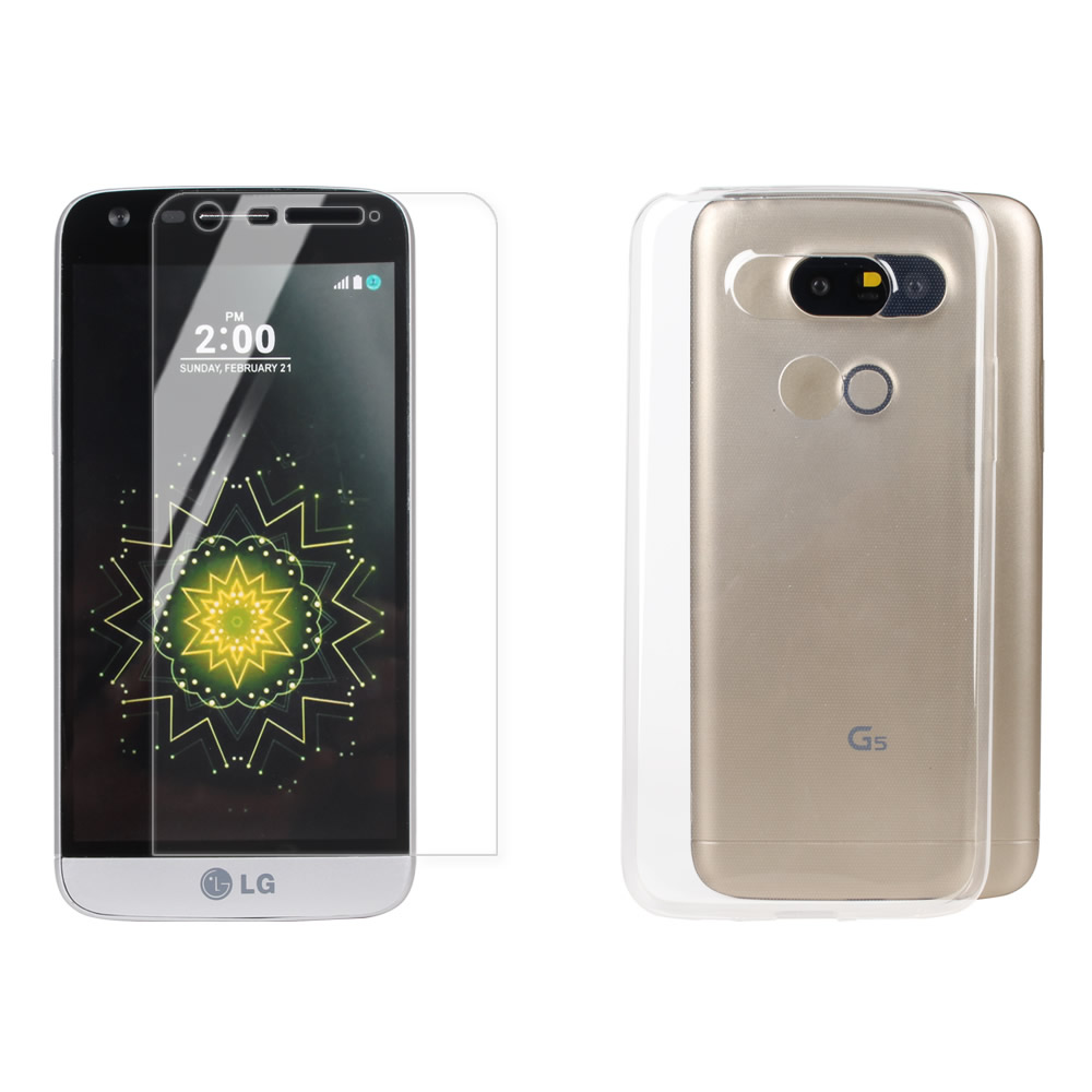 【BIEN】LG G5 防護組合包(超薄軟殼+鋼化保護貼)