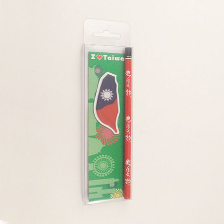 迪雅生活 - 臺灣夾式書籤鉛筆組 國旗系列 創意傳遞快樂生活