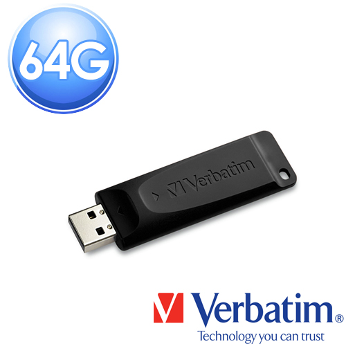 Verbatim 威寶 Slider 64GB 輕薄質感伸縮隨身碟