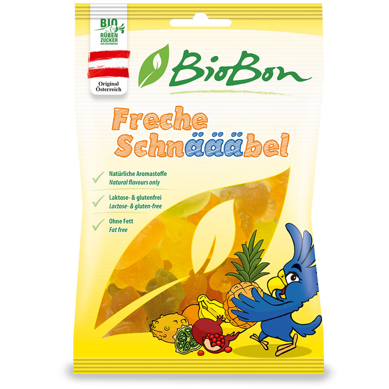 BioBon淘氣鸚鵡有機熱帶水果軟糖