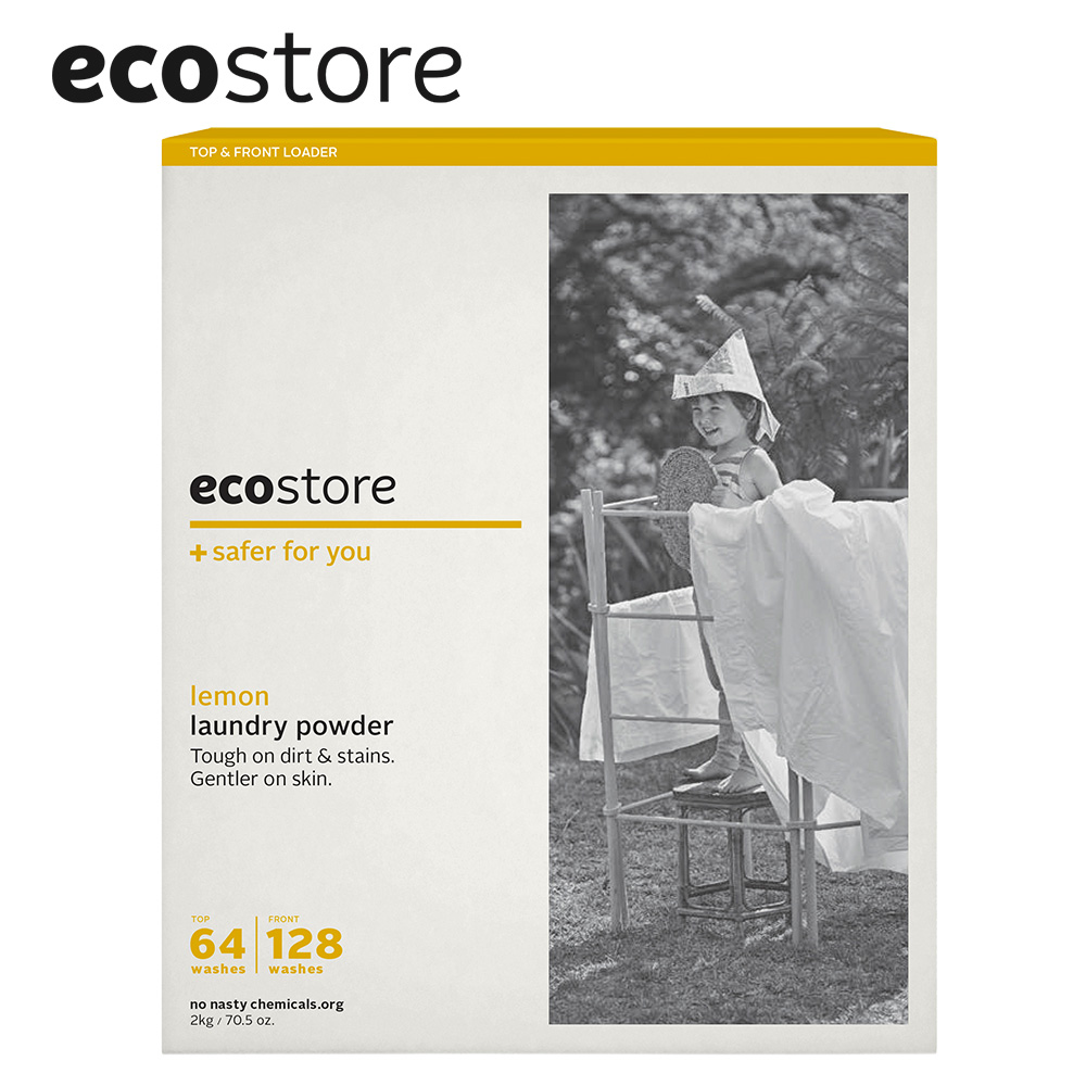 【ecostore】超濃縮環保洗衣粉-經典檸檬/2kg