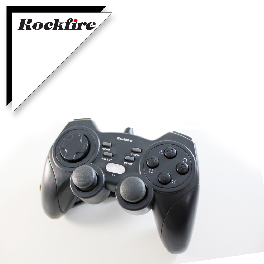 Rockfire  斯卡帝Skadi PC/PS3遊戲手把/搖桿QF-521UVS-C黑色