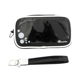Rockfire PSP專用鏡面亮彩皮革收納攜行包JAS-0010-PPBG黑色