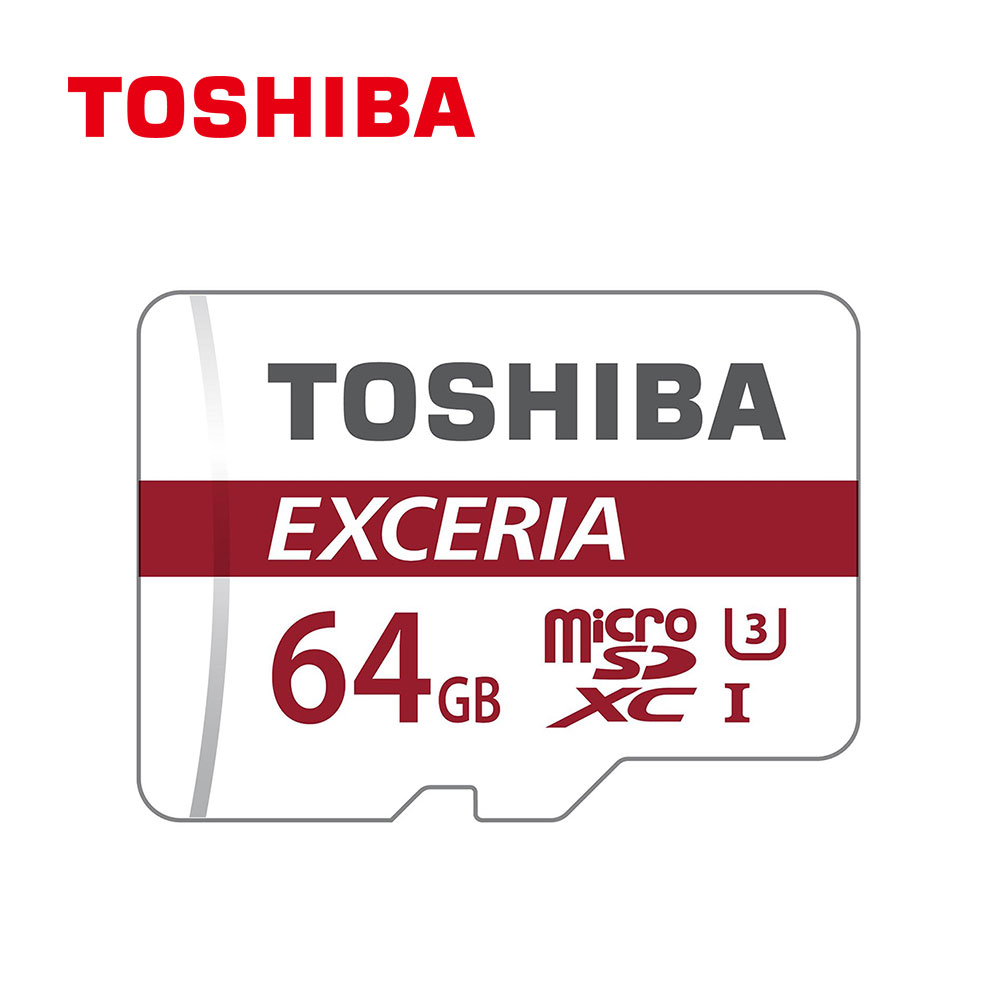 Toshiba 64GB Micro-SDHC UHS-1 U3 R90 Card (Class 10) 高速記憶卡 原廠公司貨