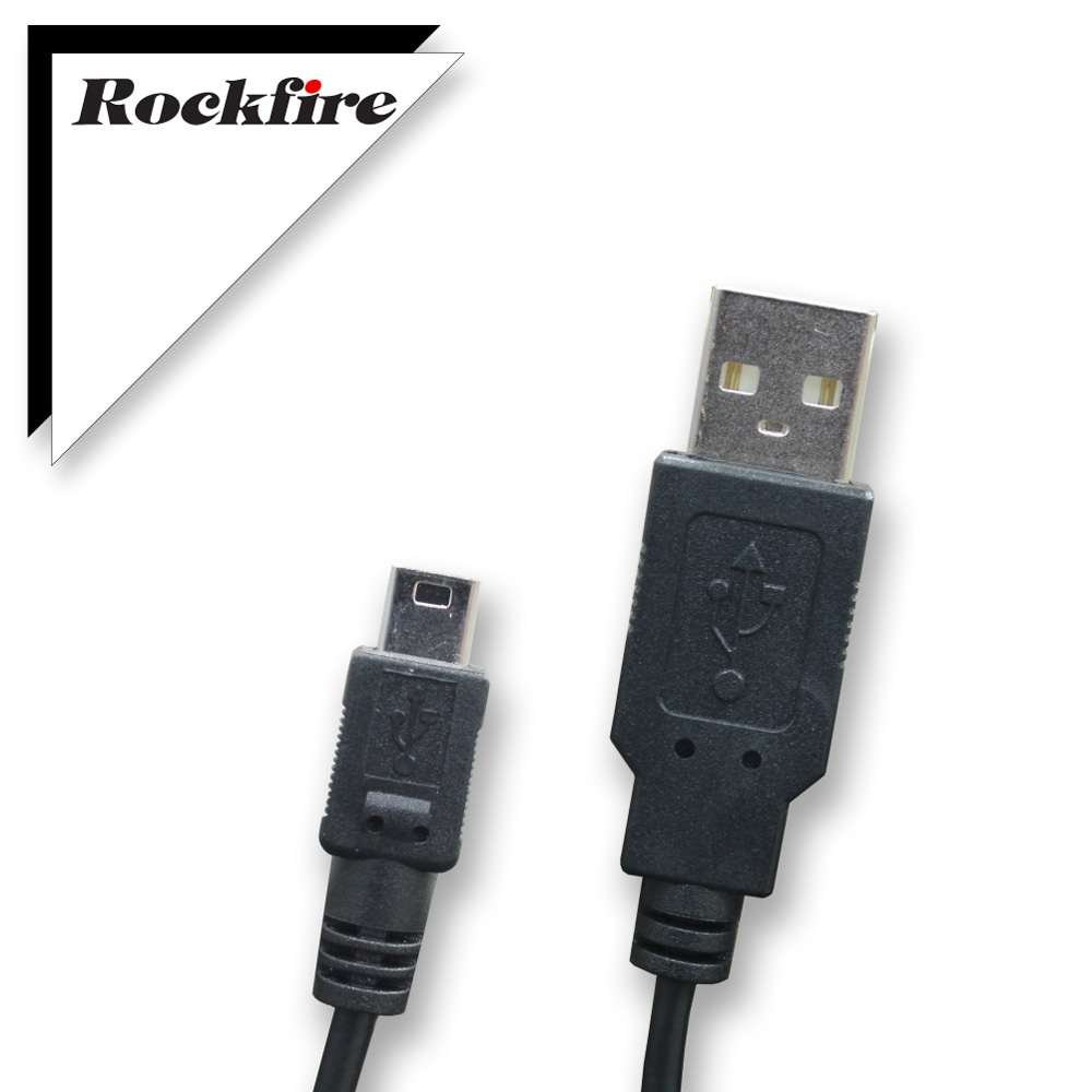 Rockfire USB轉mini USB充電傳輸線 1M
