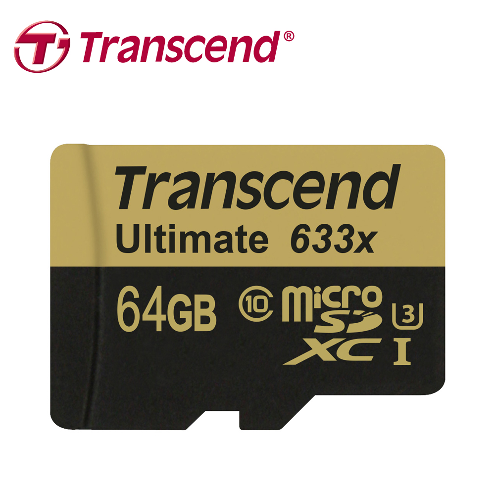 創見 64G micro UHS-I Class 10(U3)記憶卡