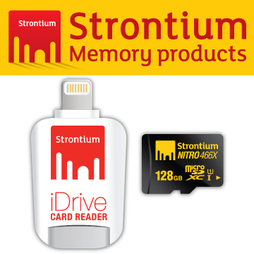 力鍶 Strontium Nitro UHS-1 Class10 Micro SDXC 128GB 高速記憶卡 (附贈iDrive 蘋果專用讀卡機)