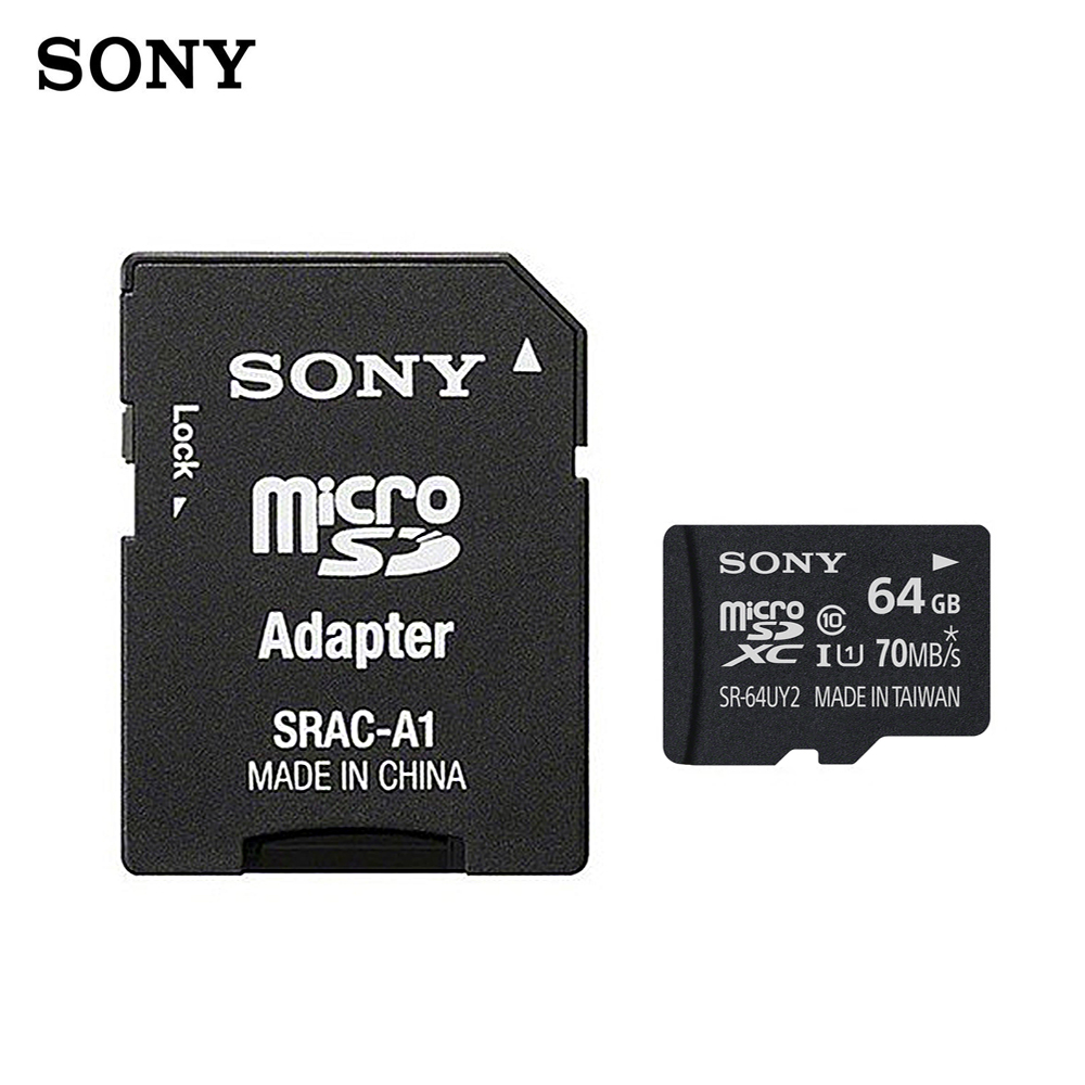 SONY 64GB microSDXC UHS-I C10 70M/s 記憶卡(附SD轉卡)