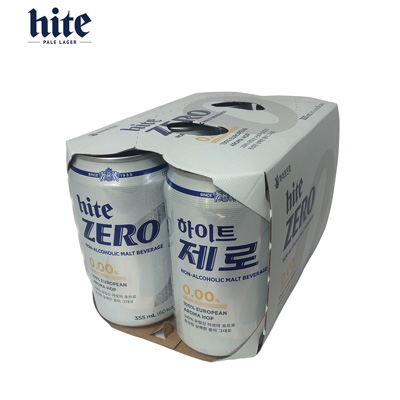 【韓璧食府】HITE ZERO啤酒風味飲料(零酒精)355ml-6入組