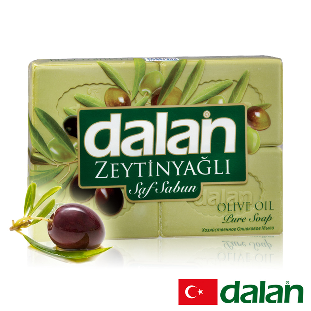 【土耳其dalan】頂級橄欖油浴皂175Gx4 超值組