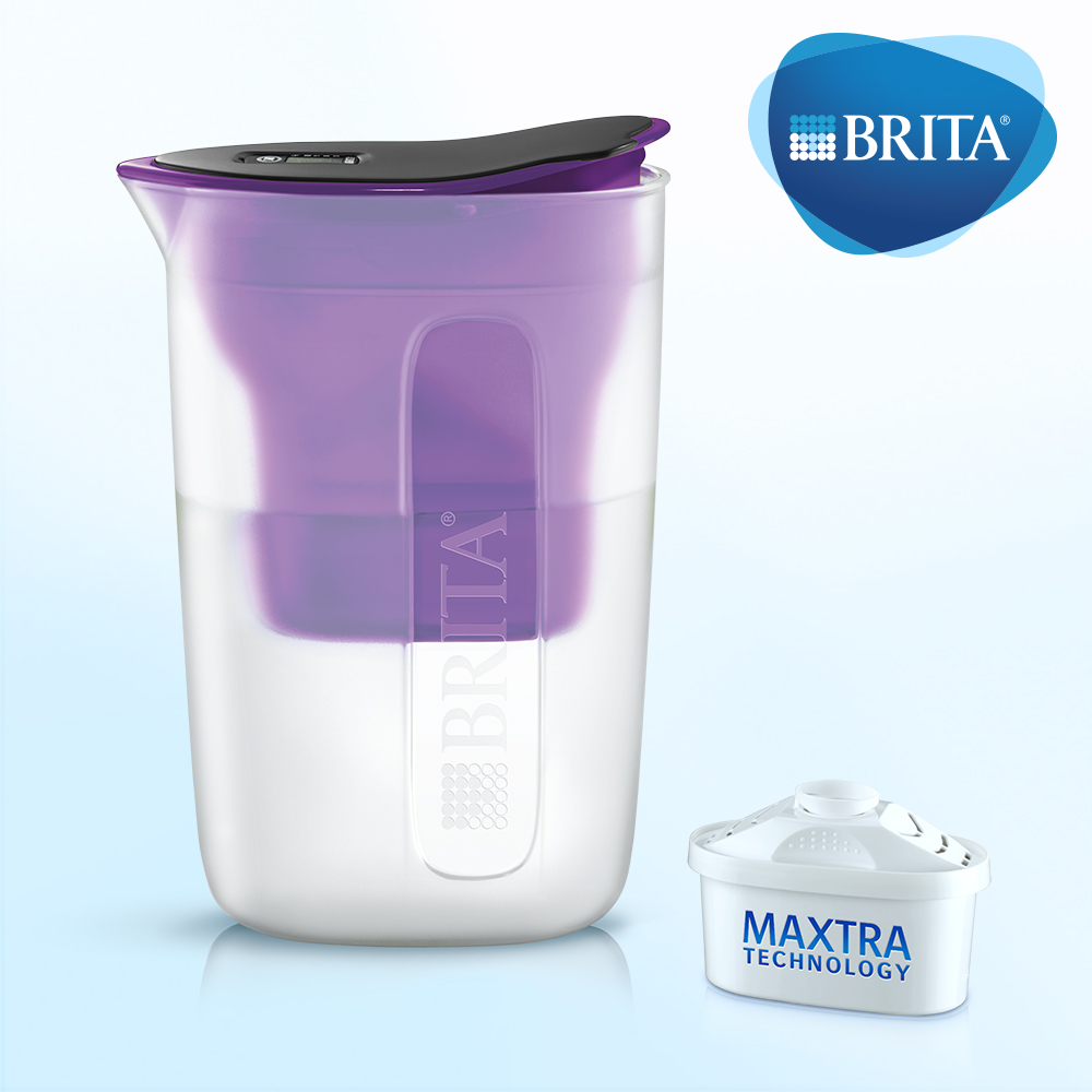 德國BRITA FUN 1.5L 酷樂壺 (內含1入濾芯)紫色