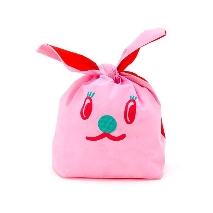 【AIUEO】兔子耳朵禮物袋(草莓兔)