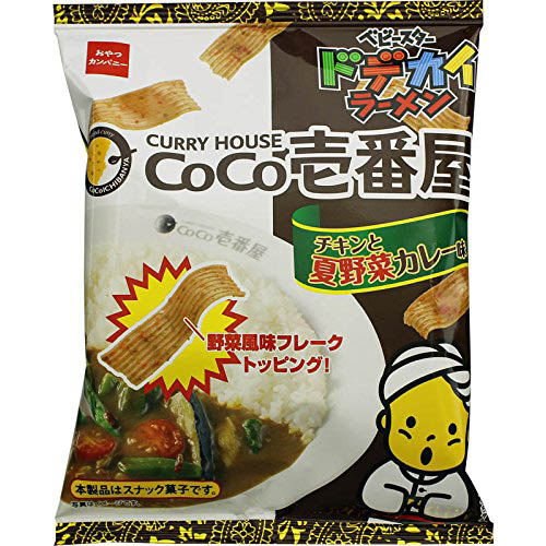 日本【歐亞】CoCo壹番屋片狀點心麵-雞肉野菜咖哩味