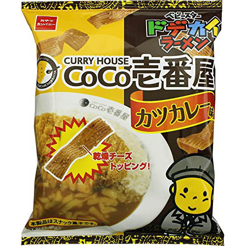日本【歐亞】CoCo壹番屋片狀點心麵-豬排咖哩味