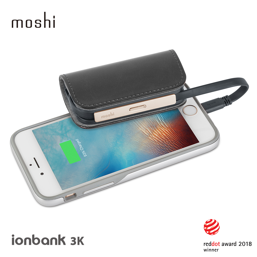 Moshi IonBank 3K 便攜式行動電源黑