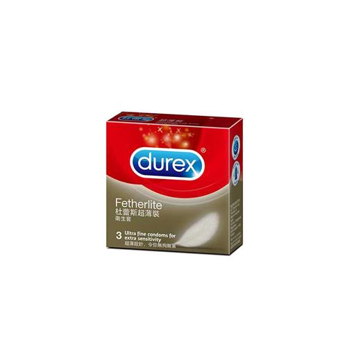 【保險套精品】新包裝Durex杜蕾斯 超薄裝 保險套 3入裝