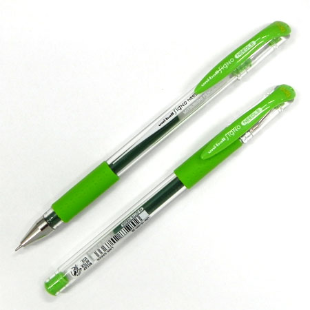 (2支1包)三菱UM151ND針型鋼珠筆5萊姆綠