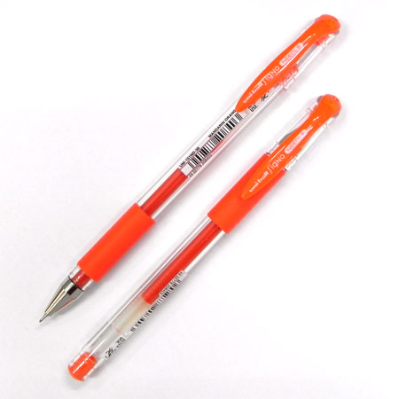 (2支1包)三菱UM151ND針型鋼珠筆38柑橘