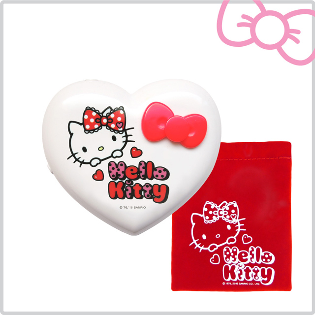 Hello Kitty 電子式暖爐 甜蜜蕾絲款 KT-Q08暖心紅