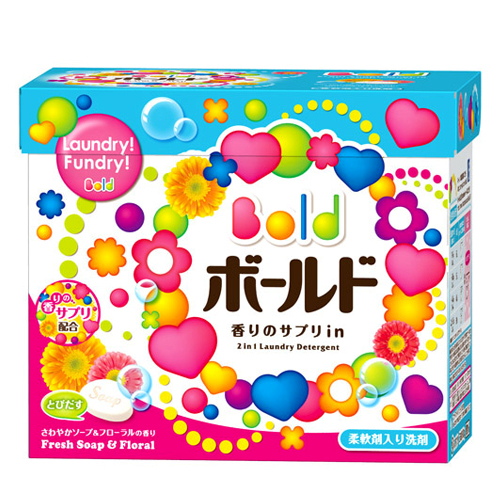 日本花卉皂香洗衣粉850g