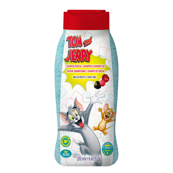 義大利原裝進口 Tom & Jerry洗髮沐浴乳(果香)-250ml
