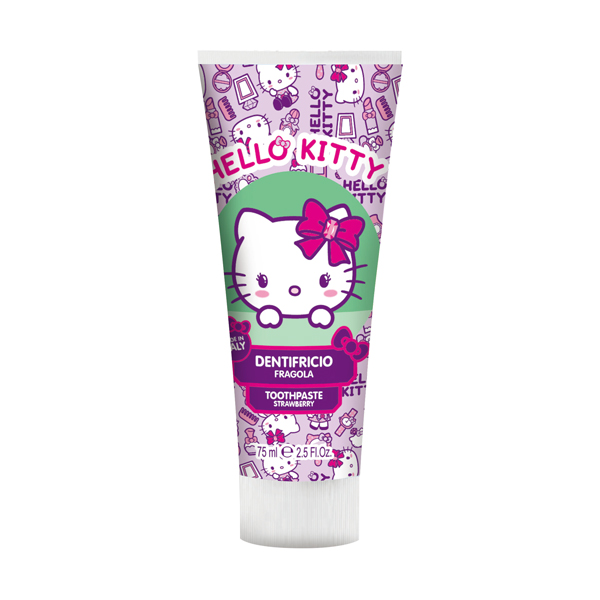 義大利原裝進口 Hello Kitty牙膏(冰淇淋香味)-75ml