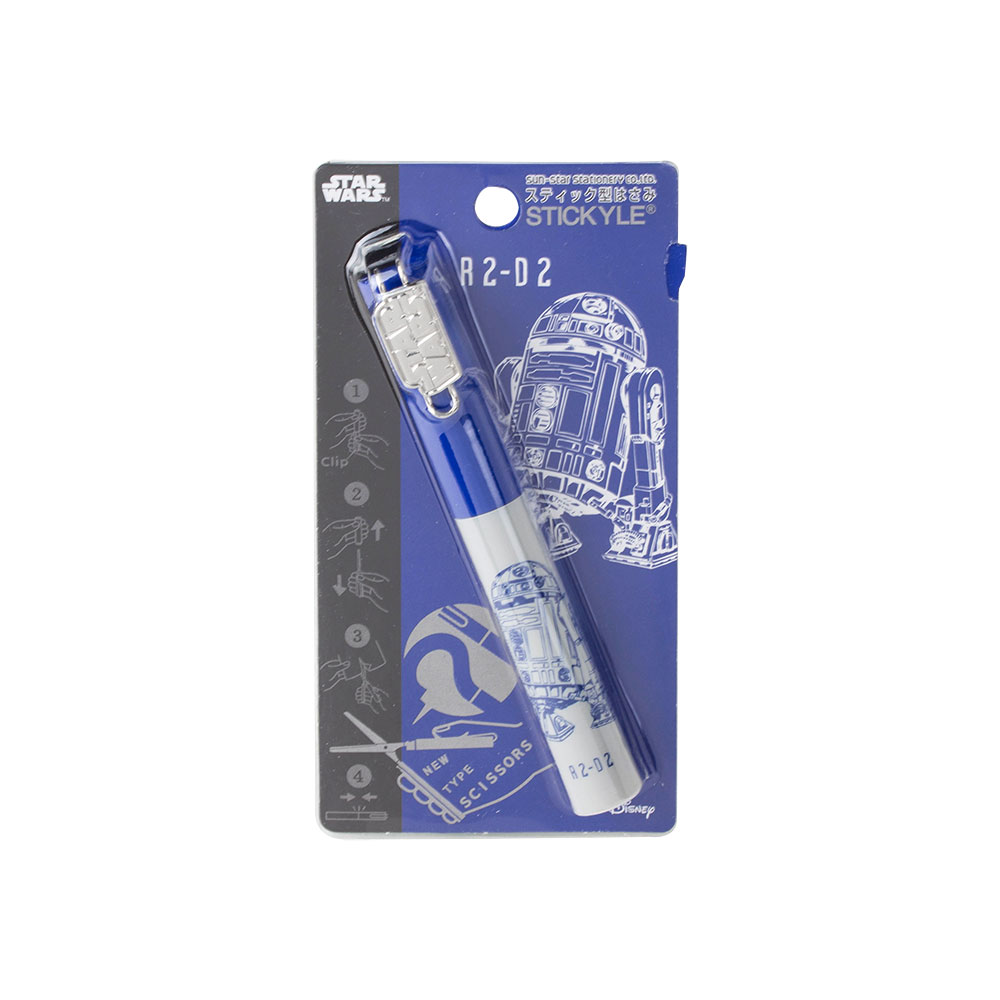 《sun-star》星際大戰金屬牌飾 stickyle攜帶型剪刀(R2-D2)