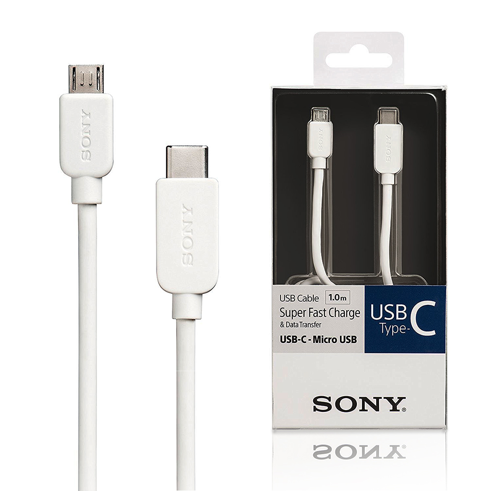 SONY Type-C  USB-C-Micro USB  1M 高速傳輸充電線