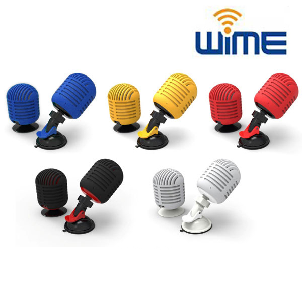 WIME iSing 復古麥克風造型藍牙喇叭-黃