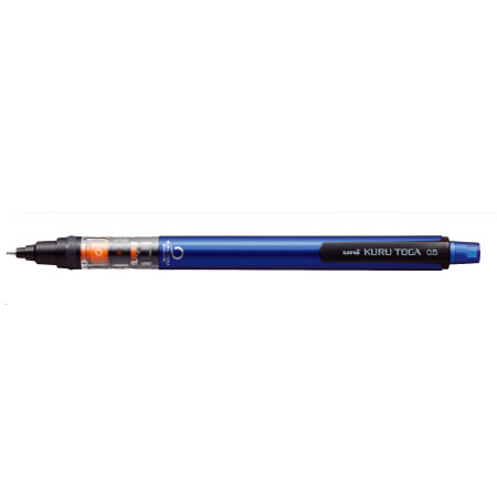 【日本製！】UNI 最新一代 KURU TOGA 旋轉自動筆【防斷芯、可縮式筆頭】三色選藍